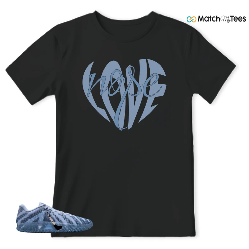 NIKE JA 3 COBALT BLISS SNEAKER Matching Tees t-shirt