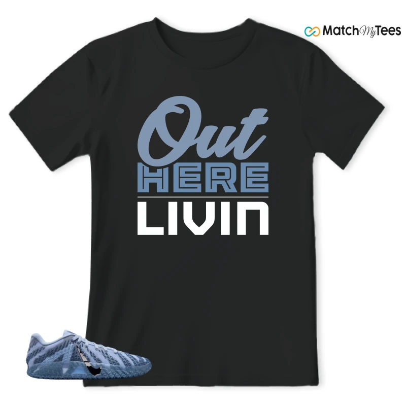 NIKE JA 3 COBALT BLISS SNEAKER Matching Tees t-shirt