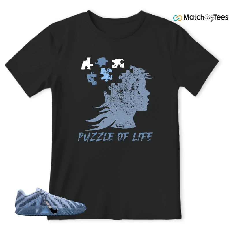 NIKE JA 3 COBALT BLISS SNEAKER Matching Tees t-shirt