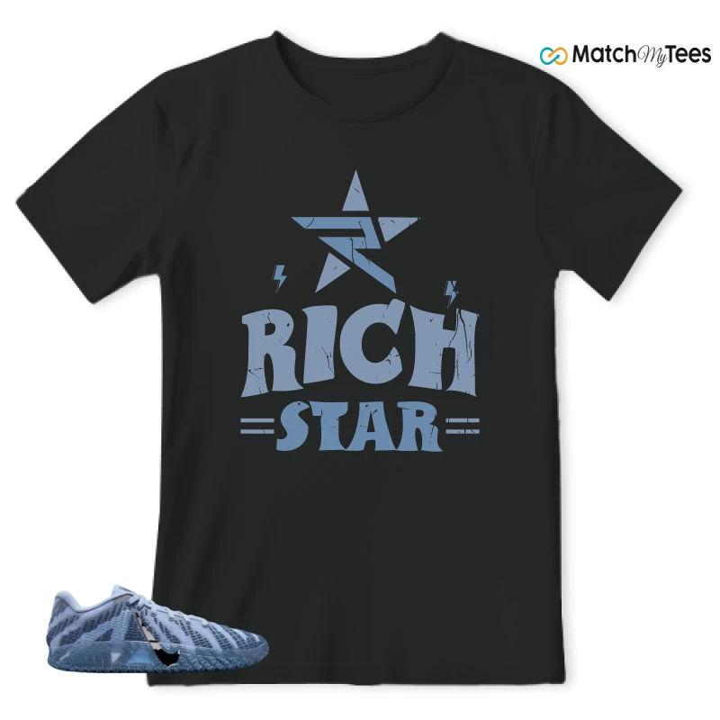 NIKE JA 3 COBALT BLISS SNEAKER Matching Tees t-shirt