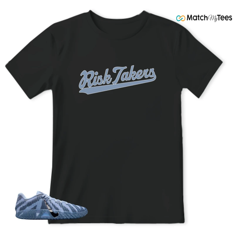 NIKE JA 3 COBALT BLISS SNEAKER/COBALT BLISS/METALLIC SILVER/MIDNIGHT NAVY matching T-shirt