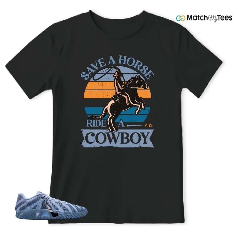 NIKE JA 3 COBALT BLISS SNEAKER Matching Tees t-shirt