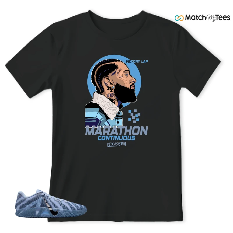 NIKE JA 3 COBALT BLISS SNEAKER Matching Tees t-shirt