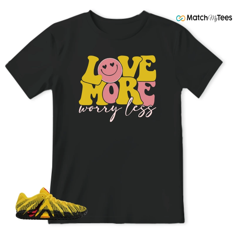 NIKE JA 3 LET ME BE JA SNEAKER/TOUR YELLOW/UNIVERSITY RED/BLACK matching T-shirt