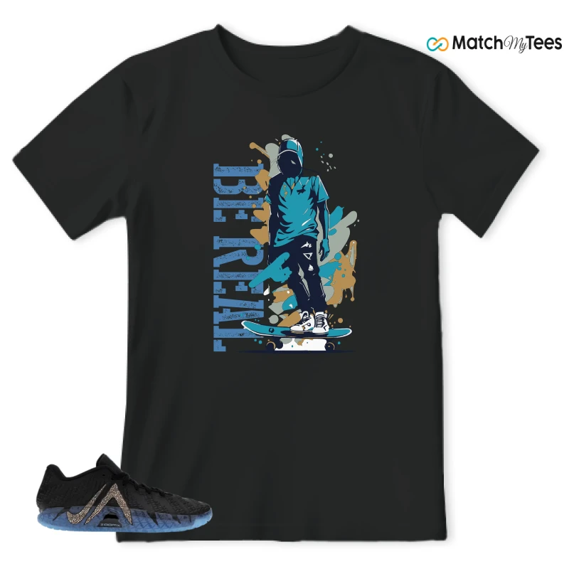 NIKE JA 3 SWAROVSKI WARNING LABEL SNEAKER Matching Tees t-shirt
