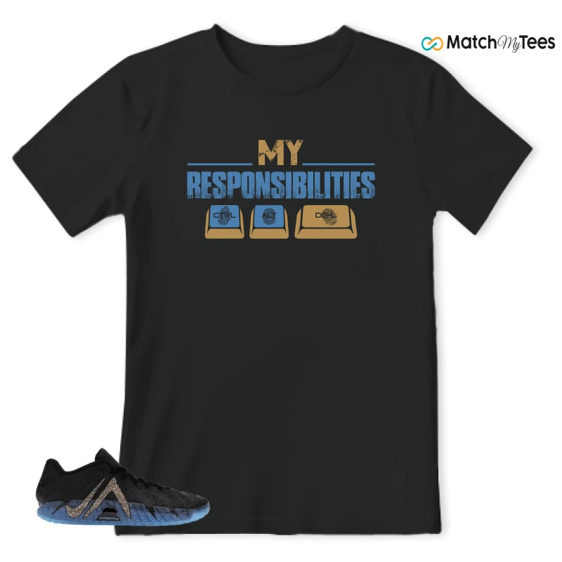 NIKE JA 3 SWAROVSKI WARNING LABEL SNEAKER Matching Tees t-shirt