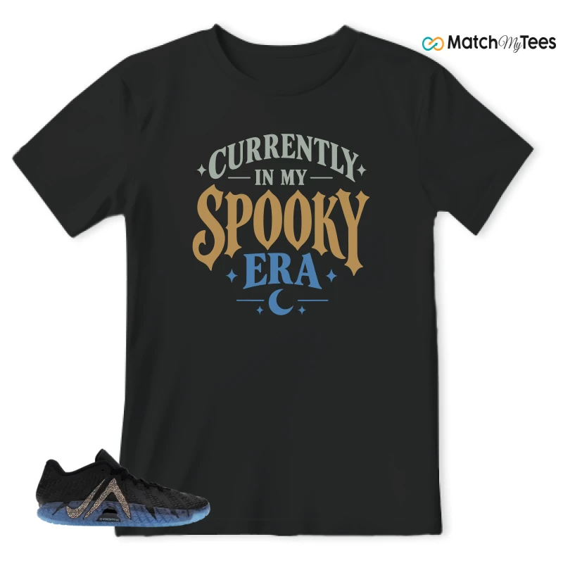 Currently in My Spooky Era Black matching T-shirt T-shirt