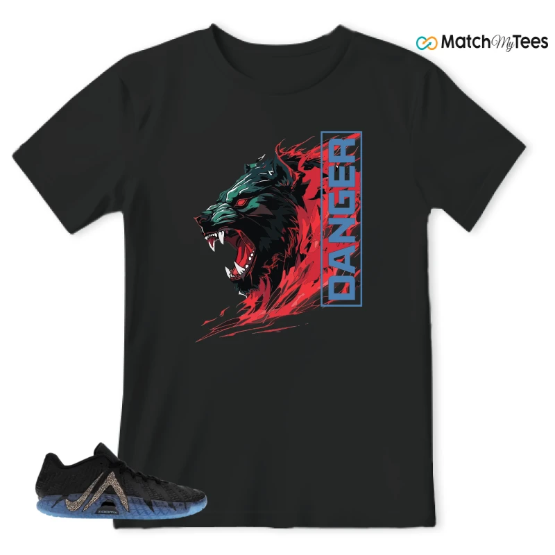 NIKE JA 3 SWAROVSKI WARNING LABEL SNEAKER Matching Tees t-shirt