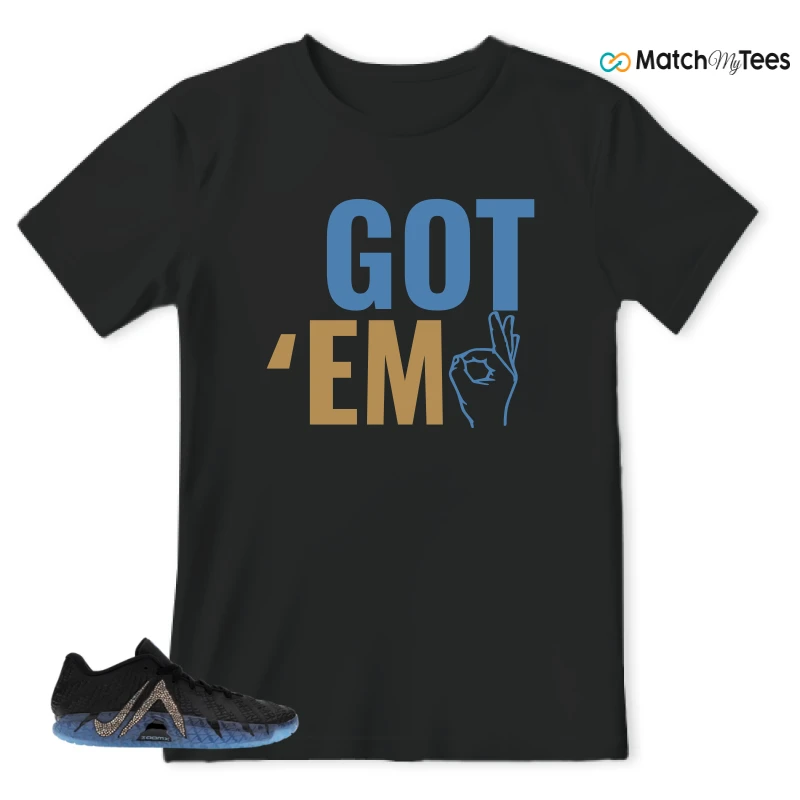 NIKE JA 3 SWAROVSKI WARNING LABEL SNEAKER Matching Tees t-shirt