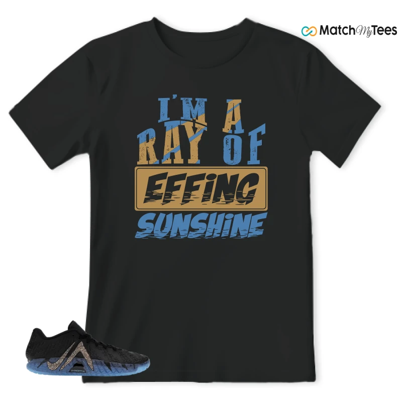 NIKE JA 3 SWAROVSKI WARNING LABEL SNEAKER Matching Tees t-shirt