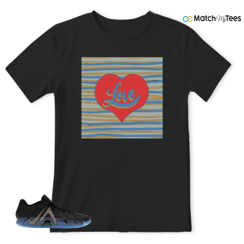 NIKE JA 3 SWAROVSKI WARNING LABEL SNEAKER Matching Tees t-shirt