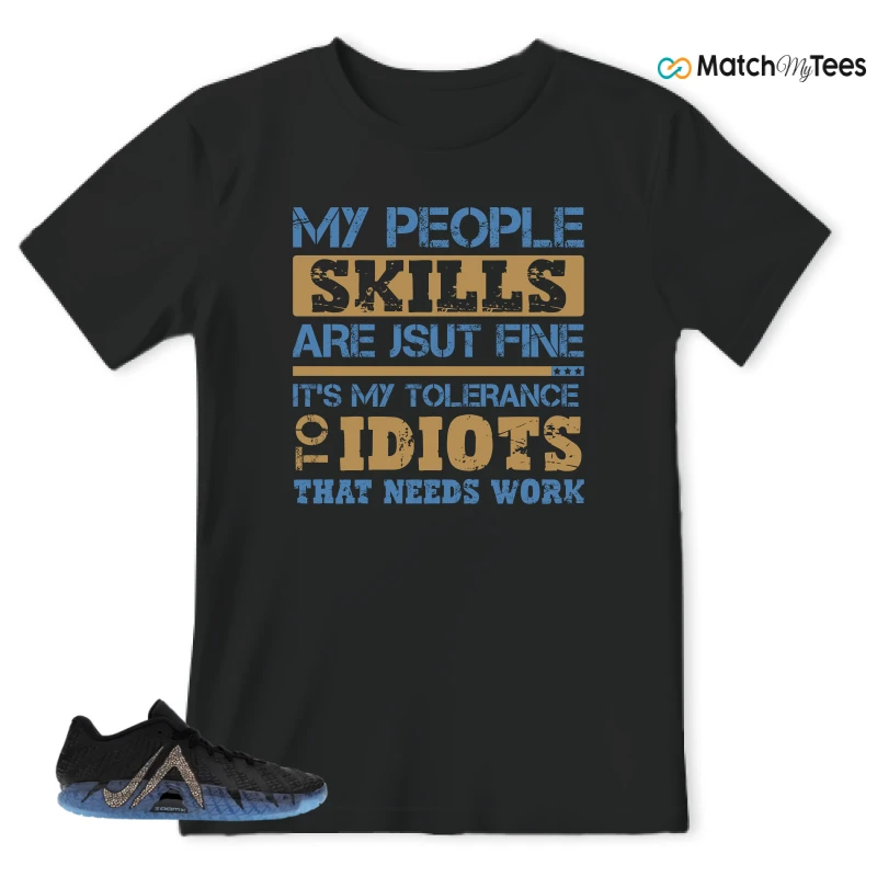 NIKE JA 3 SWAROVSKI WARNING LABEL SNEAKER Matching Tees t-shirt