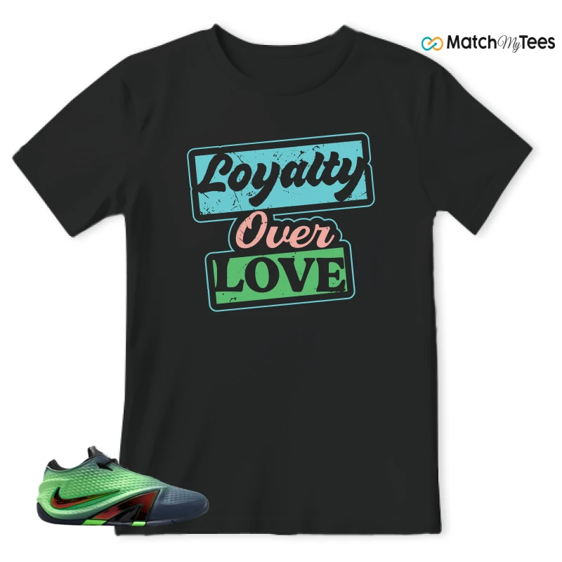 NIKE JA 4 NIGHTMARE SNEAKER/OBSIDIAN/MULTI-COLOR/BLACK/VOLTAGE GREEN/METALLIC SILVER matching T-shirt