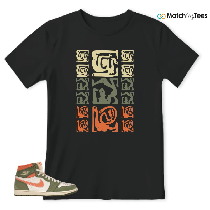 NIKE JORDAN 1 HIGH CRAFT CELADON SNEAKER Matching Tees t-shirt