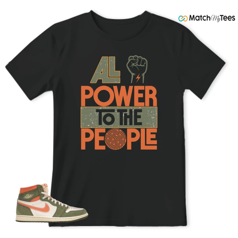 NIKE JORDAN 1 HIGH CRAFT CELADON SNEAKER Matching Tees t-shirt