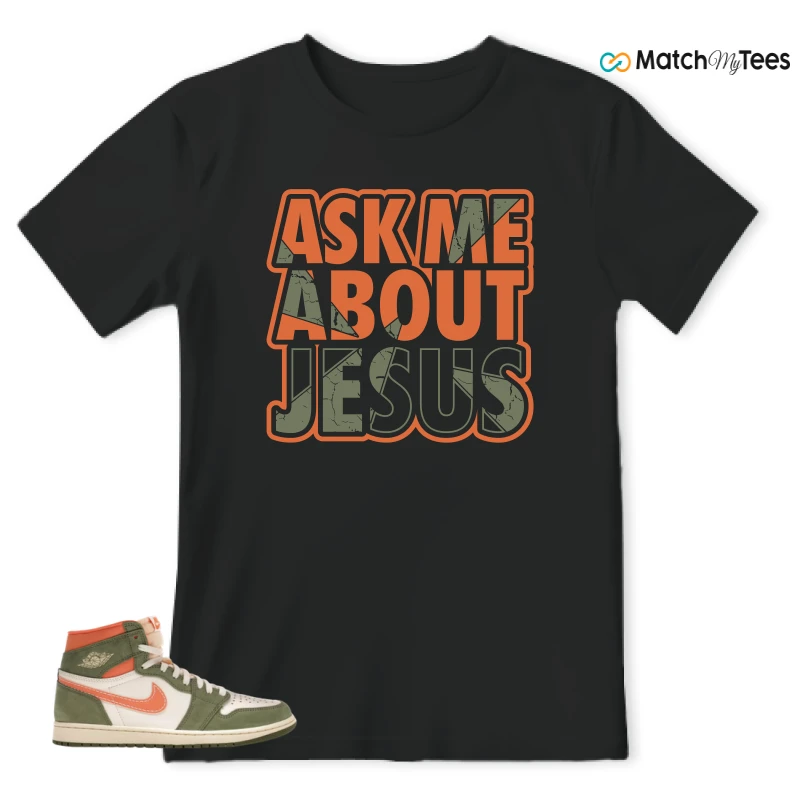 NIKE JORDAN 1 HIGH CRAFT CELADON SNEAKER Matching Tees t-shirt