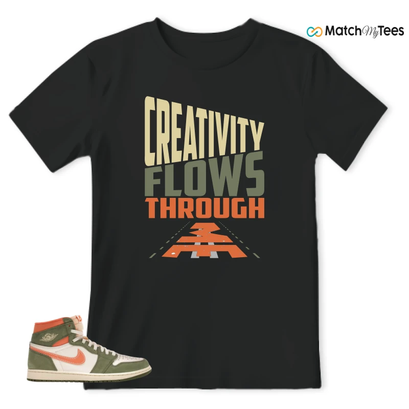 NIKE JORDAN 1 HIGH CRAFT CELADON SNEAKER Matching Tees t-shirt