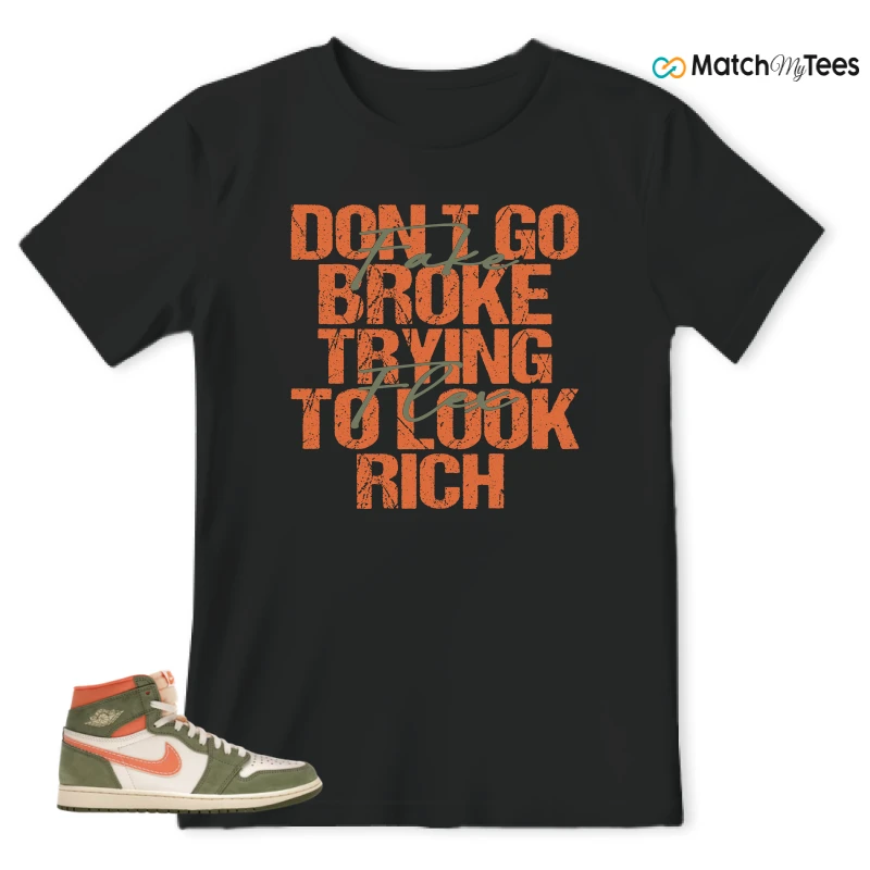 NIKE JORDAN 1 HIGH CRAFT CELADON SNEAKER Matching Tees t-shirt