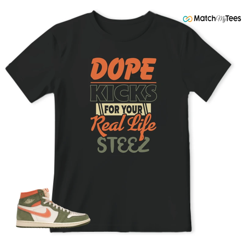 NIKE JORDAN 1 HIGH CRAFT CELADON SNEAKER Matching Tees t-shirt