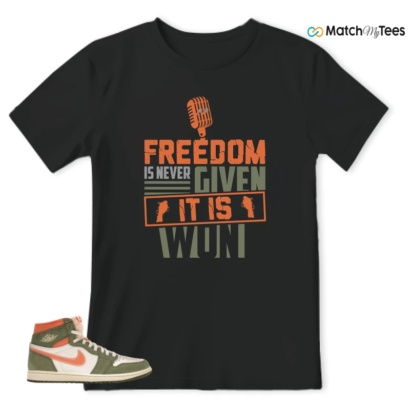 NIKE JORDAN 1 HIGH CRAFT CELADON SNEAKER Matching Tees t-shirt