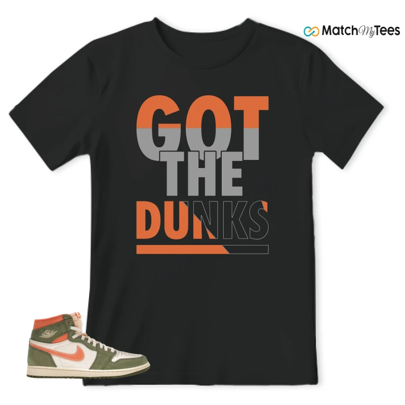 NIKE JORDAN 1 HIGH CRAFT CELADON SNEAKER Matching Tees t-shirt