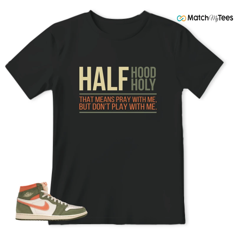 NIKE JORDAN 1 HIGH CRAFT CELADON SNEAKER Matching Tees t-shirt