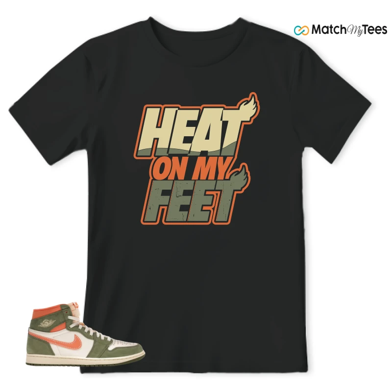 NIKE JORDAN 1 HIGH CRAFT CELADON SNEAKER Matching Tees t-shirt
