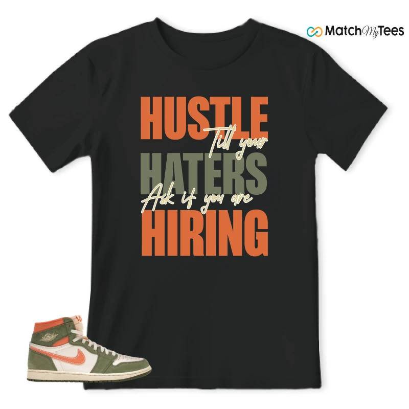 NIKE JORDAN 1 HIGH CRAFT CELADON SNEAKER Matching Tees t-shirt