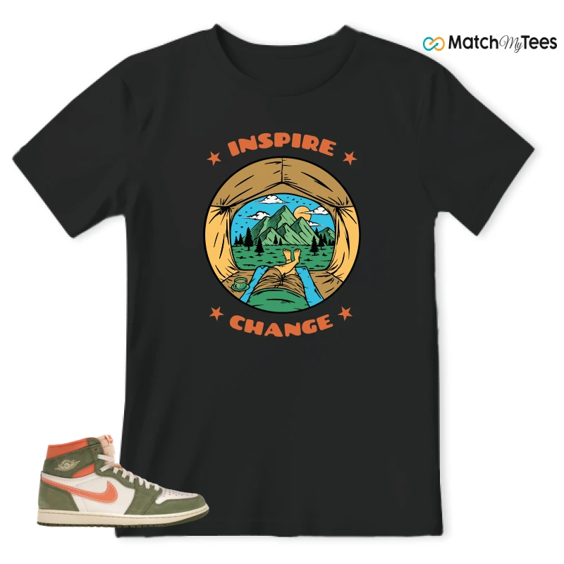 NIKE JORDAN 1 HIGH CRAFT CELADON SNEAKER Matching Tees t-shirt