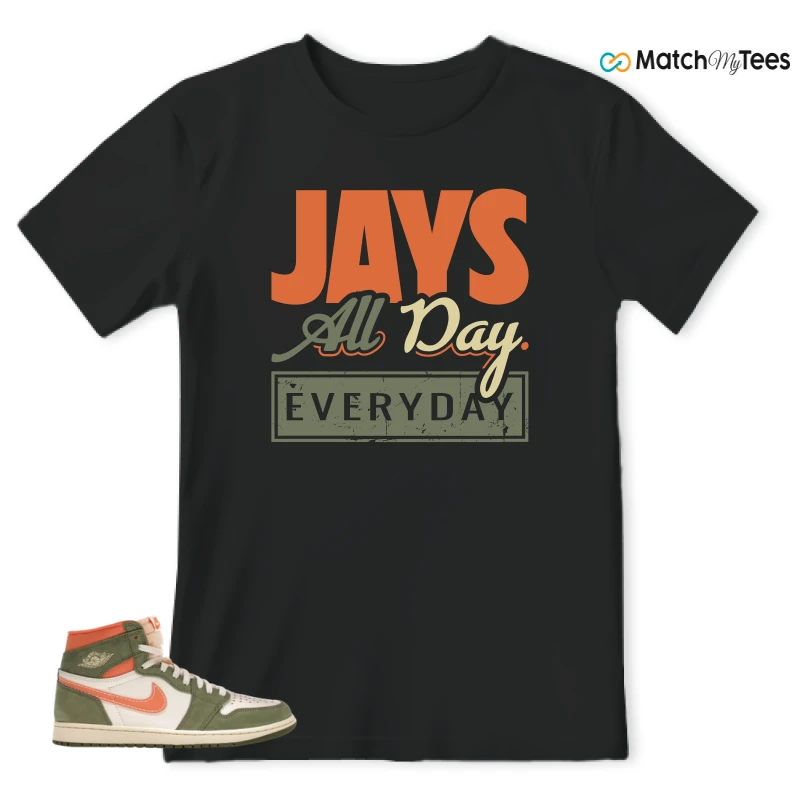 NIKE JORDAN 1 HIGH CRAFT CELADON SNEAKER Matching Tees t-shirt
