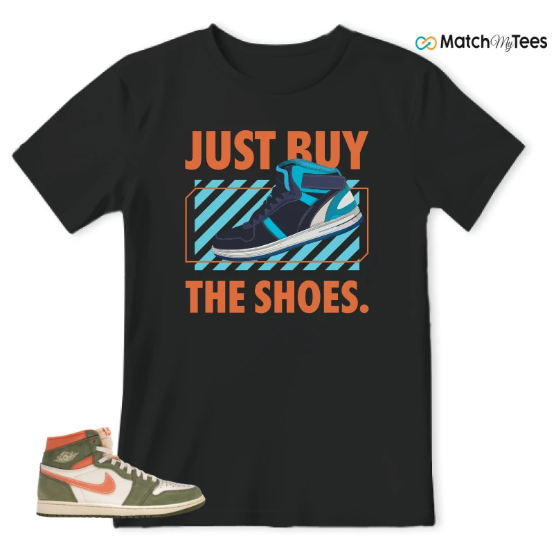 NIKE JORDAN 1 HIGH CRAFT CELADON SNEAKER Matching Tees t-shirt