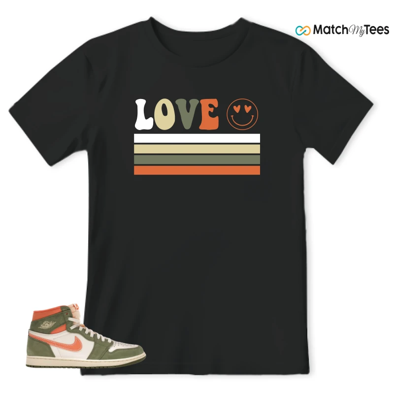 NIKE JORDAN 1 HIGH CRAFT CELADON SNEAKER Matching Tees t-shirt