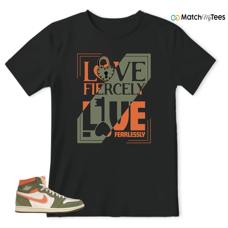 NIKE JORDAN 1 HIGH CRAFT CELADON SNEAKER Matching Tees t-shirt