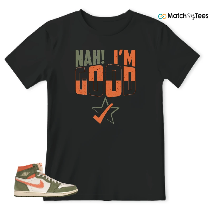 NIKE JORDAN 1 HIGH CRAFT CELADON SNEAKER Matching Tees t-shirt