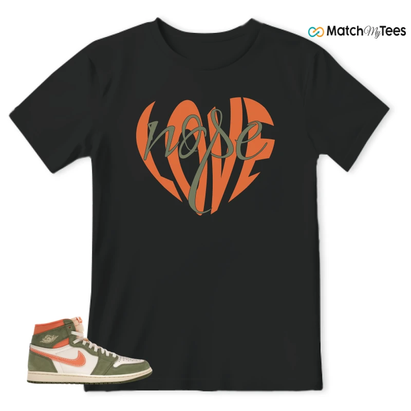NIKE JORDAN 1 HIGH CRAFT CELADON SNEAKER Matching Tees t-shirt