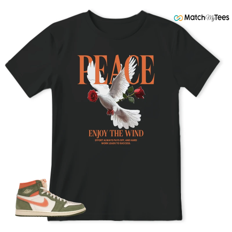 NIKE JORDAN 1 HIGH CRAFT CELADON SNEAKER Matching Tees t-shirt