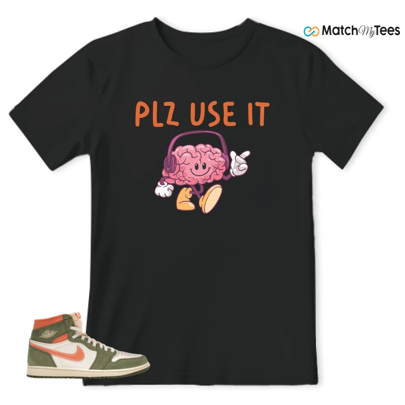 NIKE JORDAN 1 HIGH CRAFT CELADON SNEAKER Matching Tees t-shirt