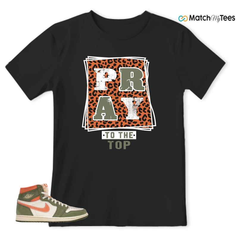 NIKE JORDAN 1 HIGH CRAFT CELADON SNEAKER Matching Tees t-shirt