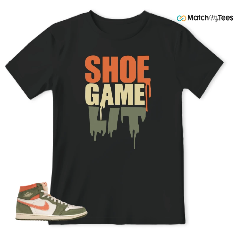 NIKE JORDAN 1 HIGH CRAFT CELADON SNEAKER Matching Tees t-shirt