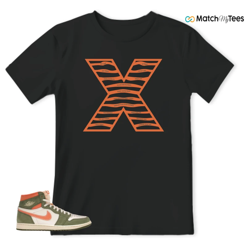 NIKE JORDAN 1 HIGH CRAFT CELADON SNEAKER Matching Tees t-shirt