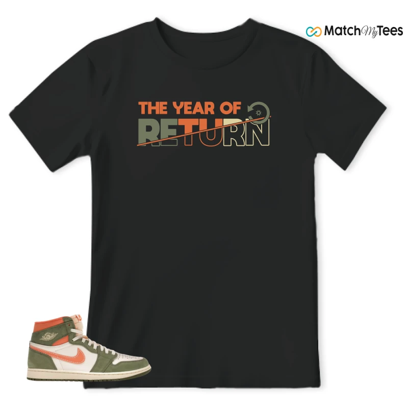 NIKE JORDAN 1 HIGH CRAFT CELADON SNEAKER Matching Tees t-shirt