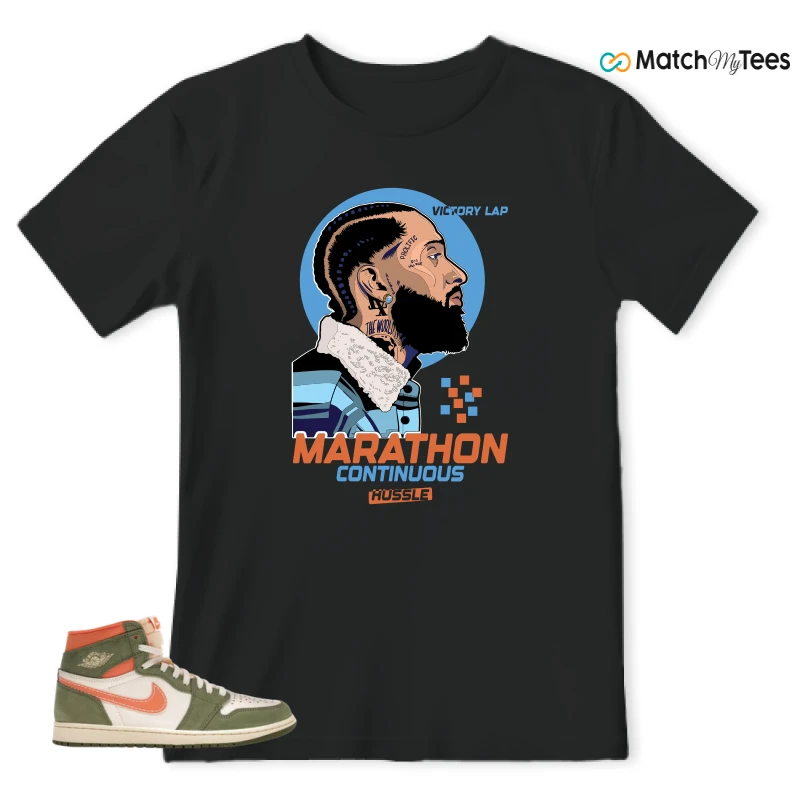 NIKE JORDAN 1 HIGH CRAFT CELADON SNEAKER Matching Tees t-shirt