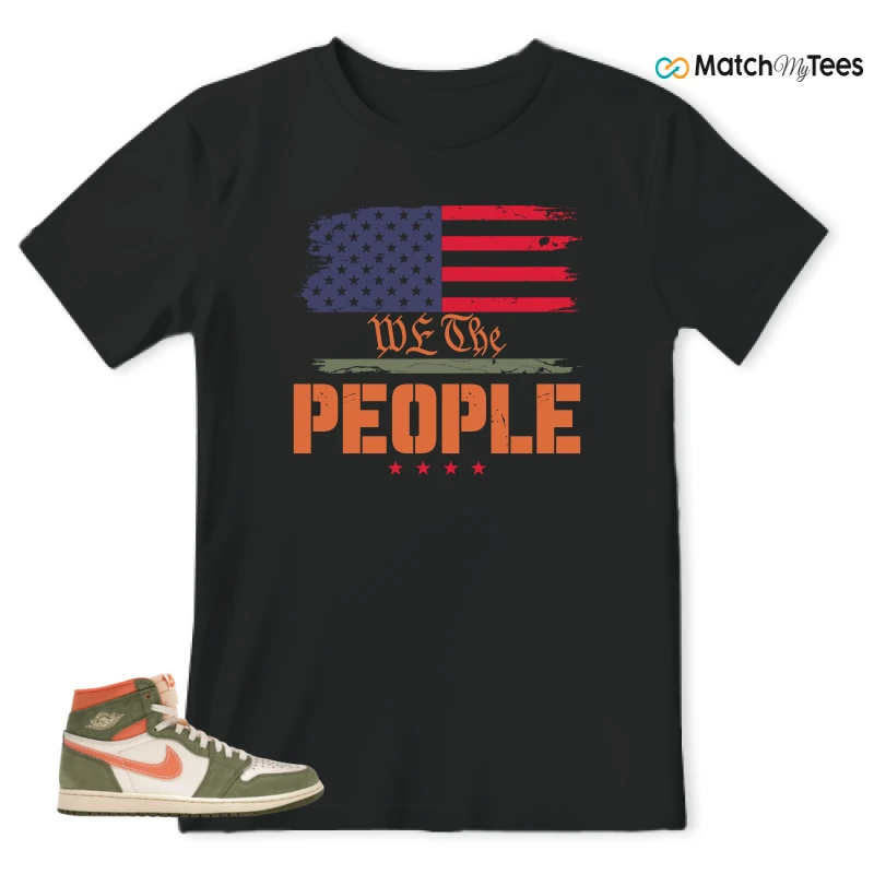 NIKE JORDAN 1 HIGH CRAFT CELADON SNEAKER Matching Tees t-shirt