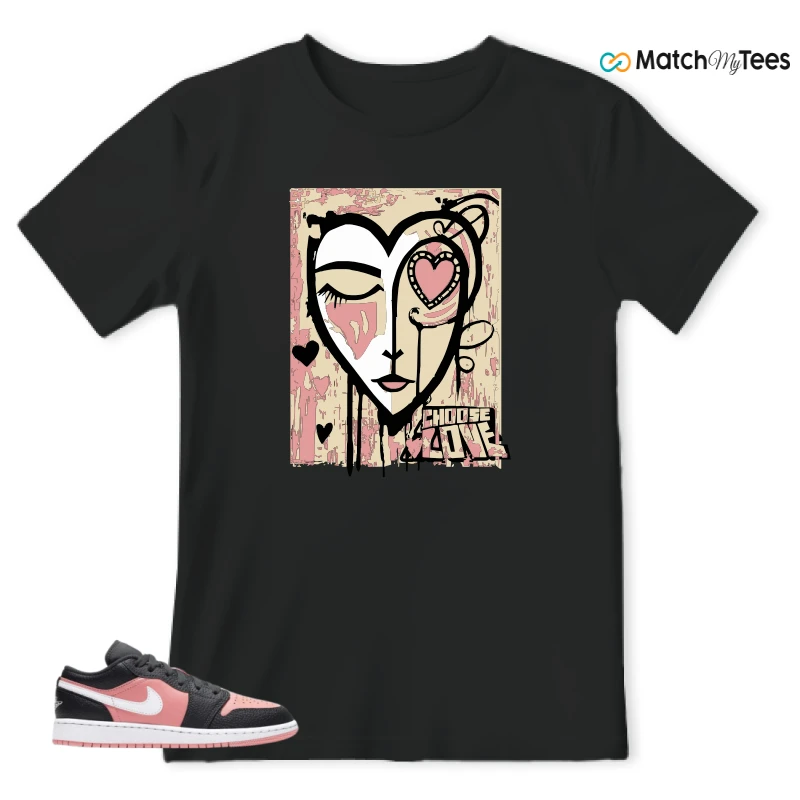 Choose Love Main Black matching T-shirt T-shirt
