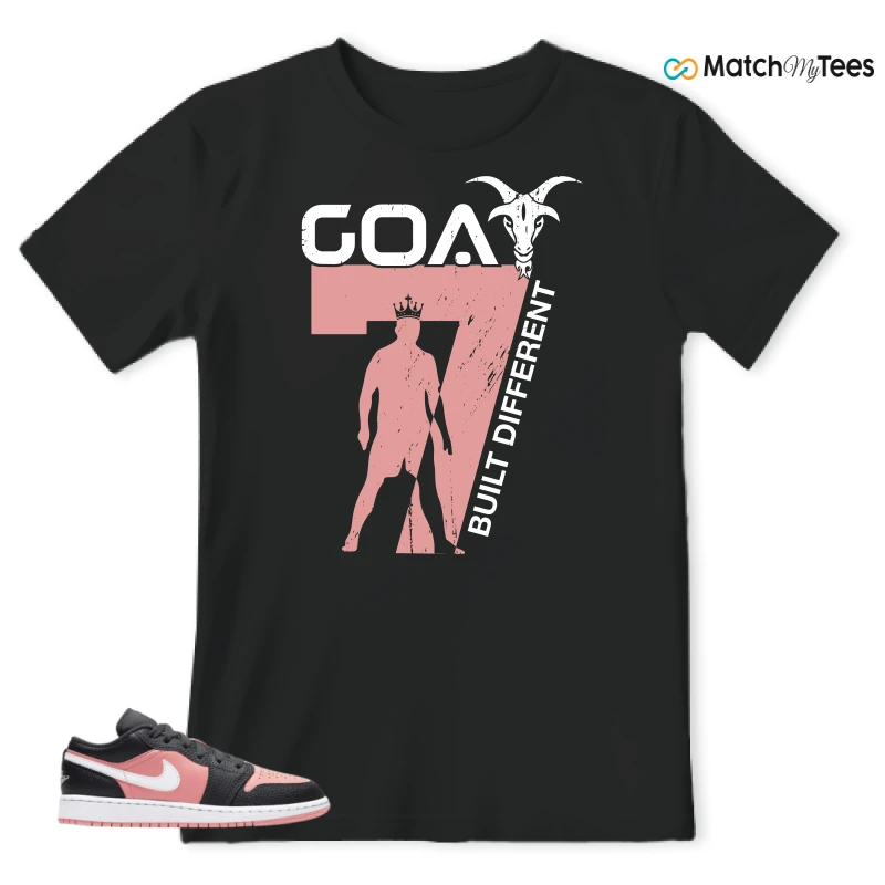 Goat 7 Black matching T-shirt T-shirt