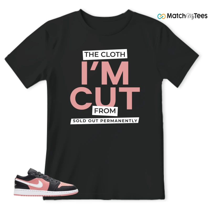 I'm Cut Black matching T-shirt T-shirt