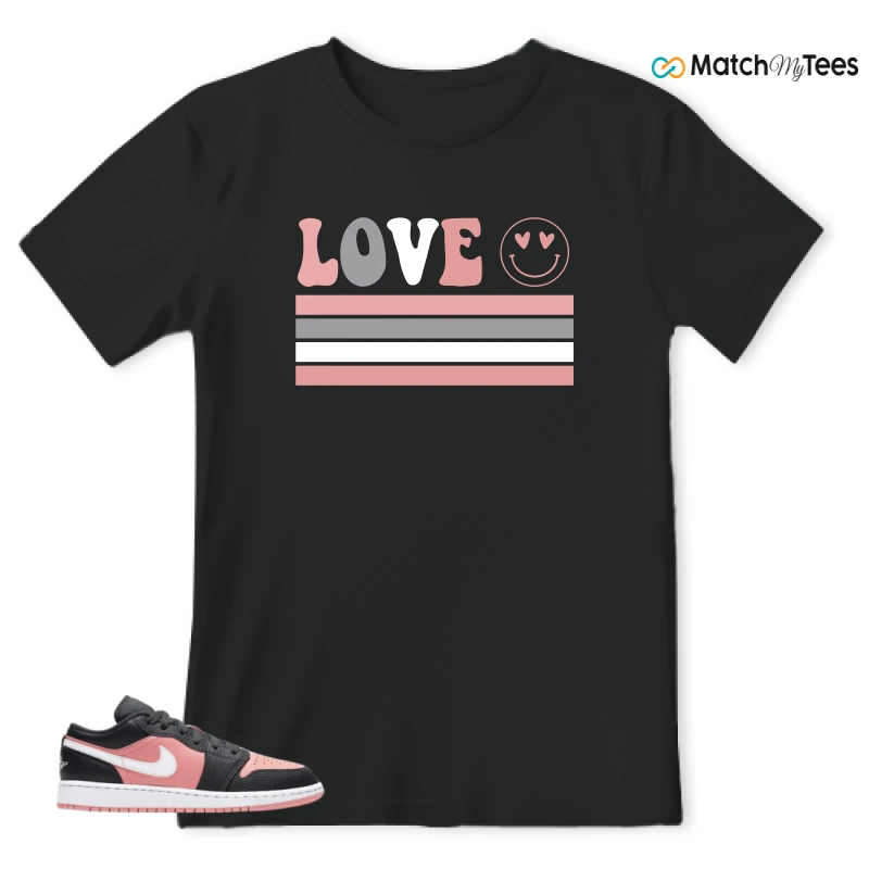 L O V E Black matching T-shirt T-shirt