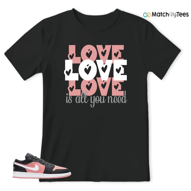 Love Black matching T-shirt T-shirt