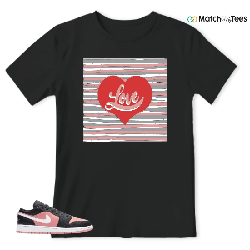 Love Black matching T-shirt T-shirt
