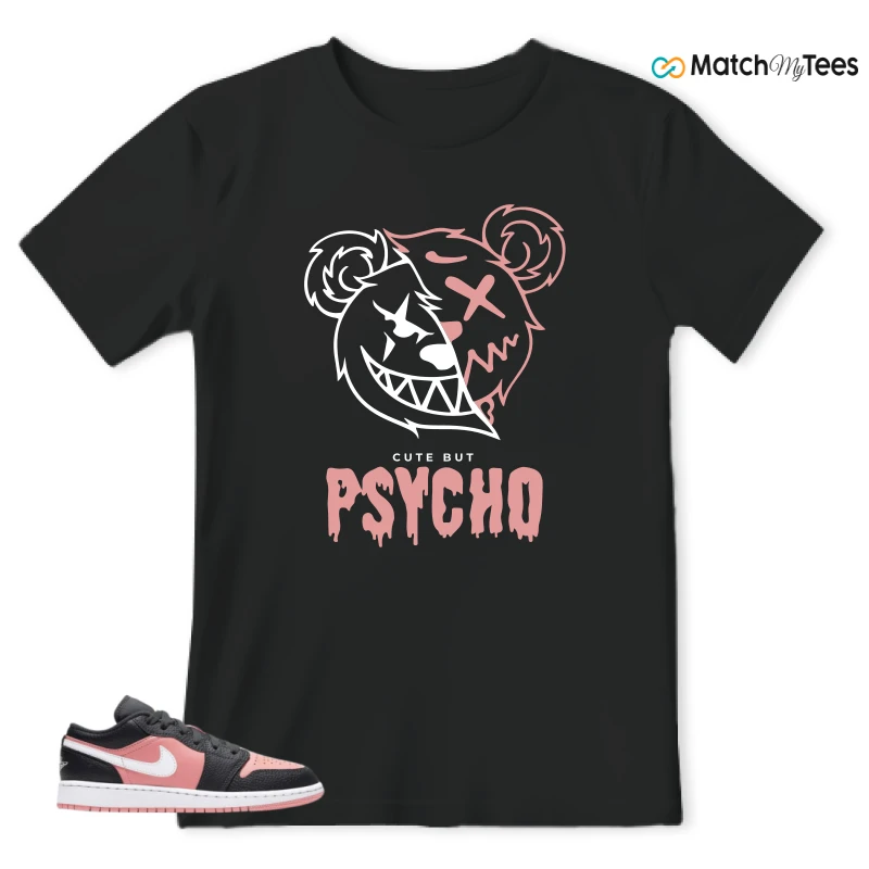 Psycho Teddy Black matching T-shirt T-shirt